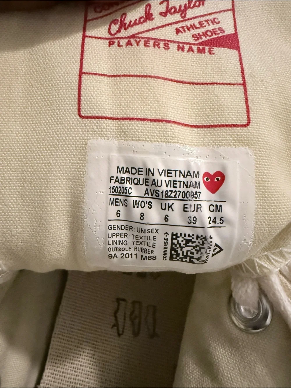 CONVERSE x COMME DES GARCONS PLAY SNEAKERS